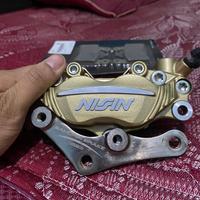 Gambar Kaliper Nissin Samurai 4 Piston Yamaha Nmax 230mm Gold not KTC BREMBO - Kaliper Fullset dari De-Elghi Store undefined 3 Tokopedia