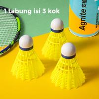 Gambar Agnite Kok Badminton / Kok Bulutangkis / Shuttlecock Nylon Isi 3 F2211 - Putih dari Agnite Indonesia undefined 4 Tokopedia