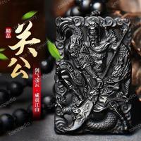 Gambar Kalung Dewa Kwan Kong / Dewa Perang Batu Obsidian Hitam Asli dari SeeYouJewelry undefined 5 Tokopedia
