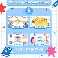 Gambar SPANDUK ULANG TAHUN ANAK, BIRTHDAY BOCAH, BANNER ULTAH TEMA KARAKTER - FL280 dari DAQUPRINTING undefined 2 Tokopedia