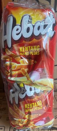 Gambar Snack Hebat Rasa Kentang Manis Pedas Eceran 2000 dari Petro Jaya Perkasa undefined 2 Tokopedia