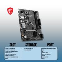 Gambar Motherboard Msi Pro H610m-e Ddr4 LGA 1700 dari 300Computers undefined 3 Tokopedia