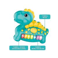 Gambar Mainan Edukasi Anak Piano Pianika Dinosaurus Nyala Musik Suara Lucu dari Resep Bunda Store undefined 2 Tokopedia
