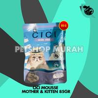 Gambar Makanan Kucing Basah Cici Wet Food Pouch Sachet 85 Gram - MOUSSE KITTEN dari CV PERMATA SAHABAT MAJU undefined 3 Tokopedia