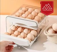 Gambar Tempat Penyimpanan Telur Kotak Telur Rak Telur Egg Storage Box 2 Susun dari Toso Mart undefined 5 Tokopedia
