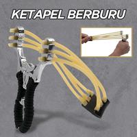 Gambar Ketapel Kuat 3 karet gagang besi BISA jadi slingbow dengan modif - Metal kuat dari tacto undefined 4 Tokopedia