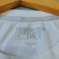 Gambar kaos Fila white line heritage original preloved dari maulanaagus undefined 3 Tokopedia