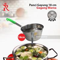 Gambar Panci Susu Panci Gayung Air 18cm Stainless Gagang Warna dari Rajawali Perabot undefined 2 Tokopedia