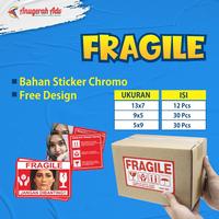 Gambar 1 LEMBAR A3+ STICKER FRAGILE | LABEL FRAGILE | FRAGILE | LABEL JANGAN - HORIZONTAL, 9x5cm (30pcs) dari Percetakan Murah Ajb undefined 1 Tokopedia