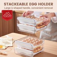 Gambar Tempat Penyimpanan Telur Kotak Telur Rak Telur Egg Storage Box 2 Susun dari Toso Mart undefined 4 Tokopedia