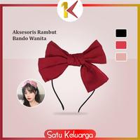 Gambar SK-C1012 Bando Korea Model Pita Satin Aksesoris Rambut Fashion Wanita - C1012, PINK dari Satukeluarga undefined 3 Tokopedia