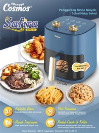Gambar COSMOS Air Fryer Menggoreng Tanpa Minyak 5 L CAF 6605 CAF6605 CAF-6605 dari Gunawan Electric undefined 1 Tokopedia