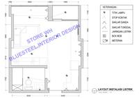 Gambar GAMBAR DENAH EXISTING, LAYOUT DENAH + NOTASI UKURAN | GAMBAR AUTOCAD - Layout Existing dari Store WH undefined 5 Tokopedia