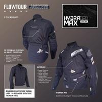 Gambar Jacket LEATT 7.5 Flow Stealth Black Adventure Jacket touring protect dari 333MXSTORE undefined 2 Tokopedia