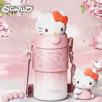Gambar Botol Minum 3D Termos Original SANRIO Kuromi Cinnamoroll Tumbler 560ml - Hello Kitty dari Kawaii Universe undefined 4 Tokopedia