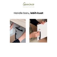 Gambar GUNINCO Meja Belajar Meja Kantor Meja Kerja Meja Komputer Termurah / Meja Kantor Furniture dengan Laci / Meja Belajar Kantor Kayu Kuat Jumbo - [NEW] FULL WHITE, MEJA KANTOR dari LOVE HOME LIVING undefined 5 Tokopedia