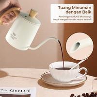 Gambar Teko Leher Angsa Teh Kopi One Two Cups Coffee Drip Kettle 350ml - Putih dari Fans Market undefined 2 Tokopedia