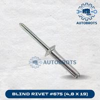 Gambar Paku Rivet 4,8 x 19mm (675) / 3/16" x 3/4" Aluminium Blind Rivet dari AutoBrots undefined 1 Tokopedia