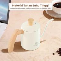 Gambar Teko Leher Angsa Teh Kopi One Two Cups Coffee Drip Kettle 350ml - Putih dari Fans Market undefined 5 Tokopedia
