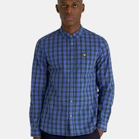 Gambar Lyle and Scott Check Poplin Long Sleeve Shirt Navy / Blue Original - M dari Handsome Bearded undefined 2 Tokopedia