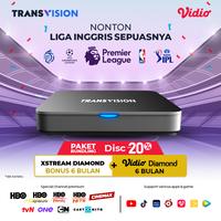 Gambar TRANSVISION XSTREAM 2nd Gen + VIDIO Gift Paket Diamond Xstream dan EPL - Paket 3 Bulan dari TRANSVISION undefined 2 Tokopedia
