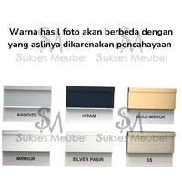 Gambar FA 128 - HUBEN 3 MTR / PROFIL ALUMINIUM / FRAME ALUMINIUM HUBEN FA 128 - Anodize, 300 CM X 1 dari Sukses Meubel undefined 3 Tokopedia