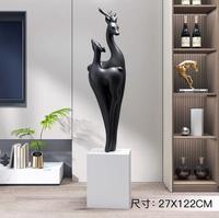 Gambar Alpaca Standing Ornament - Patung Hiasan Ruang Tamu Alpaca Deer dari ButuhFurniture.ID undefined 3 Tokopedia