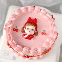 Gambar Cake Topper Anak Perempuan/ Dekorasi Cake Tema Girl dari Toppery.btm undefined 2 Tokopedia