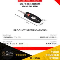 Gambar Gunting Pengupas Kupas Buka Kepiting Lobster Udang Seafood Scissors dari TheEverythingStoreID undefined 5 Tokopedia