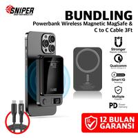Gambar BUNDLING SNIPER Powerbank Wireless MagSafe & C to C Cable dari SNIPER INDONESIA undefined 1 Tokopedia