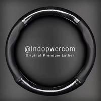 Gambar Sarung Setir Carbon Premium Kulit Asli Cover Stir Setir Universal - V4-Carbon Shine dari Indopowercom Store undefined 1 Tokopedia