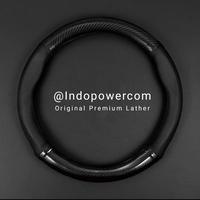 Gambar Sarung Setir Carbon Premium Kulit Asli Cover Stir Setir Universal - V4-Carbon Shine dari Indopowercom Store undefined 2 Tokopedia