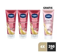 Gambar Vaseline Gluta Hya Lotion Proage Serum 200mL Isi 3 + Dewy Radiance dari Unilever Mall Official undefined 1 Tokopedia