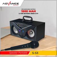 Gambar Speaker Advance S-53 Portable Bluetooth Garansi 1 Tahun dari Coolpad.Health undefined 4 Tokopedia