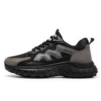 Gambar Techdoo Sepatu Running Pria Sport Sepatu Olahraga Lari Sneakers MR709 - Hitam, 41 dari Techdoo undefined 3 Tokopedia