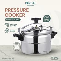 Gambar Roschel Pressure Cooker High Grade Aluminium 3003 Panci Presto 4L / 8L - 8Liter dari amac electronic store undefined 1 Tokopedia