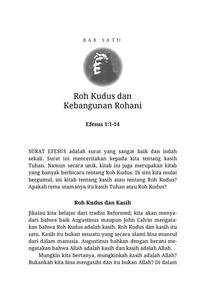 Gambar Kasih Allah, Doa, dan Keberanian Berjuang: Eksposisi Surat Efesus [SC] dari Sola Scriptura undefined 2 Tokopedia
