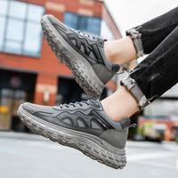 Gambar Techdoo Sepatu Running Pria Sport Sepatu Olahraga Lari Sneakers MR709 - Hitam, 41 dari Techdoo undefined 4 Tokopedia