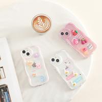 Gambar case 3d cartoon full lens cover case for iPhone 13/14/15 plus pro max - 3D decoration A, IP 14 plus dari Simpangstore2 undefined 3 Tokopedia