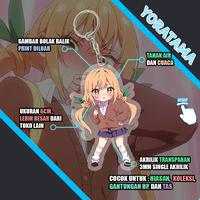 Gambar Gantungan Kunci Karane Inda 100 Girlfriends, Keychain Anime Lucu dari Yoratama undefined 1 Tokopedia