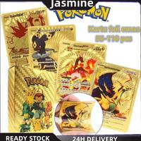 Gambar Ready stock Kartu Pokemon 55/110pcs Bahan Metal Emas Silver Bahasa - English 55 Emas dari Dita Sasa1 undefined 1 Tokopedia