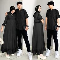 Gambar BAJU COUPLE LEBARAN, GAMIS COUPLE, BAJU LEBARAN/GAMIS COUPLE KONDANGAN - Biru Muda dari SINARHIJAB21 undefined 1 Tokopedia
