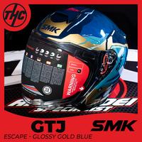 Gambar HELM SMK GTJ ESCAPE GOLD BLUE GL575 HALF FACE HELMET ORIGINAL dari THC Helmets undefined 1 Tokopedia