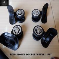 Gambar Sparepart Koper Roda Koper ganda Double Wheel Kanan Kiri ( 1 set 4 pcs dari gitaashopp1 undefined 2 Tokopedia