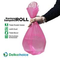 Gambar Kantong Plastik Sampah Gulung Trash Bag Red 40X50 Kresek Sampah Tebal dari Delkochoice Indonesia undefined 3 Tokopedia