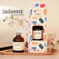 Gambar reed difusser tong tji diffuser pewangi ruangan aroma terapi - Jasmine - Vanilla Mist dari Summerspring Aromas undefined 3 Tokopedia