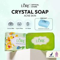 Gambar LORE Crystal Soap Acne Skin 80 gr - Sabun Wajah Kulit Berjerawat dari Lore Luxurious Beauty undefined 1 Tokopedia