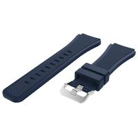 Gambar Strap jam tangan rubber silicon smartwatch all brand lug 22mm QR - Biru dari sumber aksesoris jam 86 undefined 4 Tokopedia