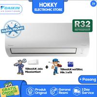 Gambar AC 1/2 PK DAIKIN FTKQ15UVM4 THAILAND INVERTER PLUS PASANG dari Hokky Electronic Store undefined 3 Tokopedia