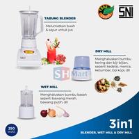 Gambar Miyako blender Plastik 3in1 BL-102PL / Pelumat Dengan Penggiling Kering Dan Basah BL102PL Garansi Resmi dari SHMART ELECTRONIC undefined 2 Tokopedia